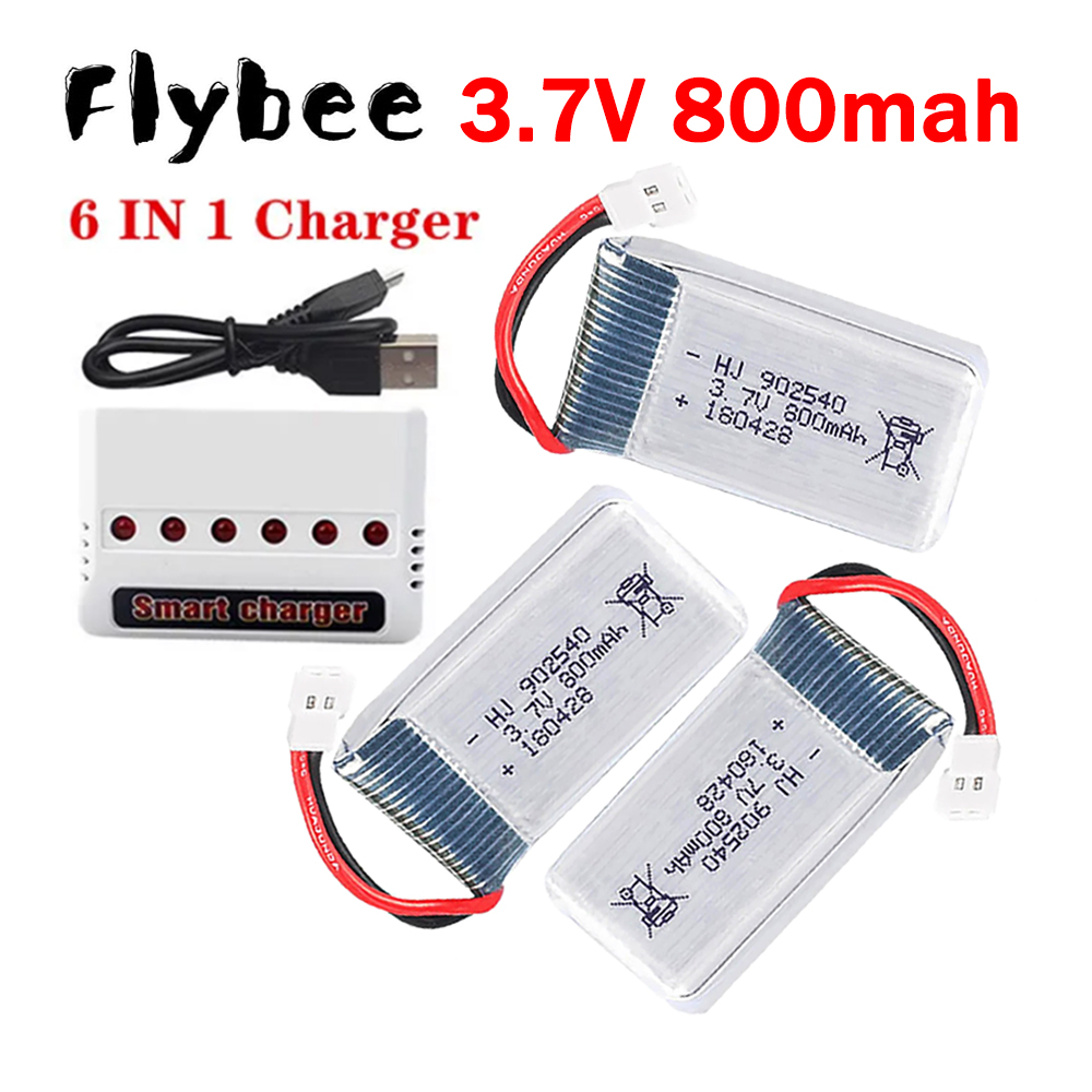 Rc Hobby Airplanes - MEW 800mAh 3.7V リポバッテリー + 6-in-1
