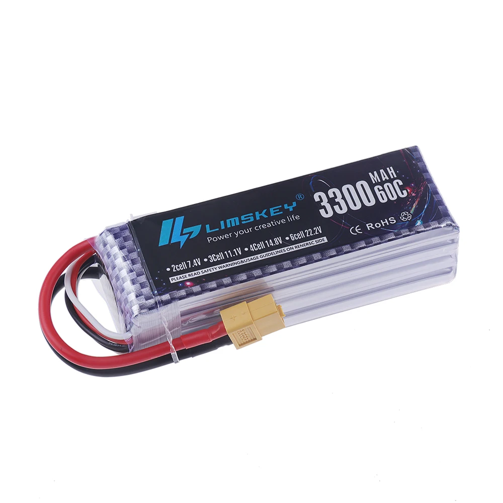 4S LiPo バッテリー 14.8V 3300mAh 60 - Rc Hobby Airplanes のレビューと価格
