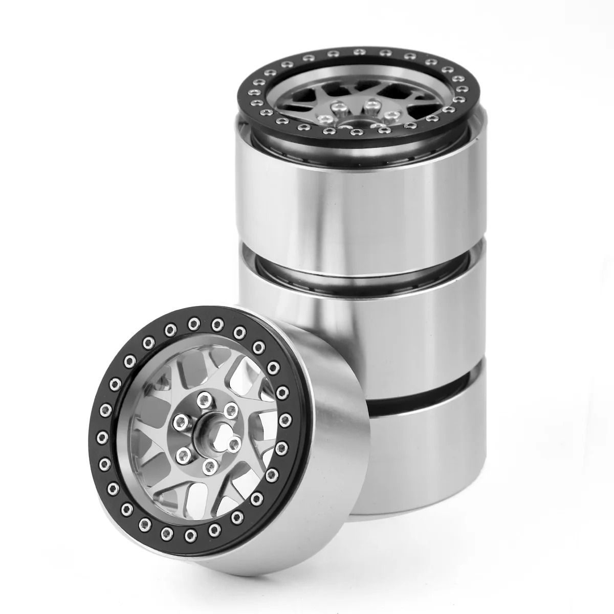 4個入り CNCアルミ製 2.2インチ ビードロックホイール - Wheel Rim Rc のレビューと価格