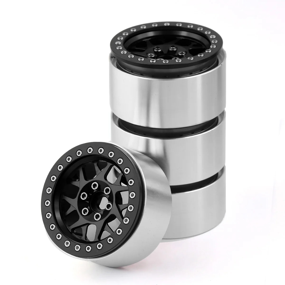 4個入り CNCアルミ製 2.2インチ ビードロックホイール - Wheel Rim Rc のレビューと価格