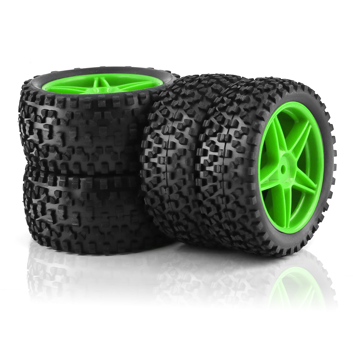 1/10 RCオフロードタイヤ＆ホイールリム12mm六角セッ - Wheel Rim Rc のレビューと価格
