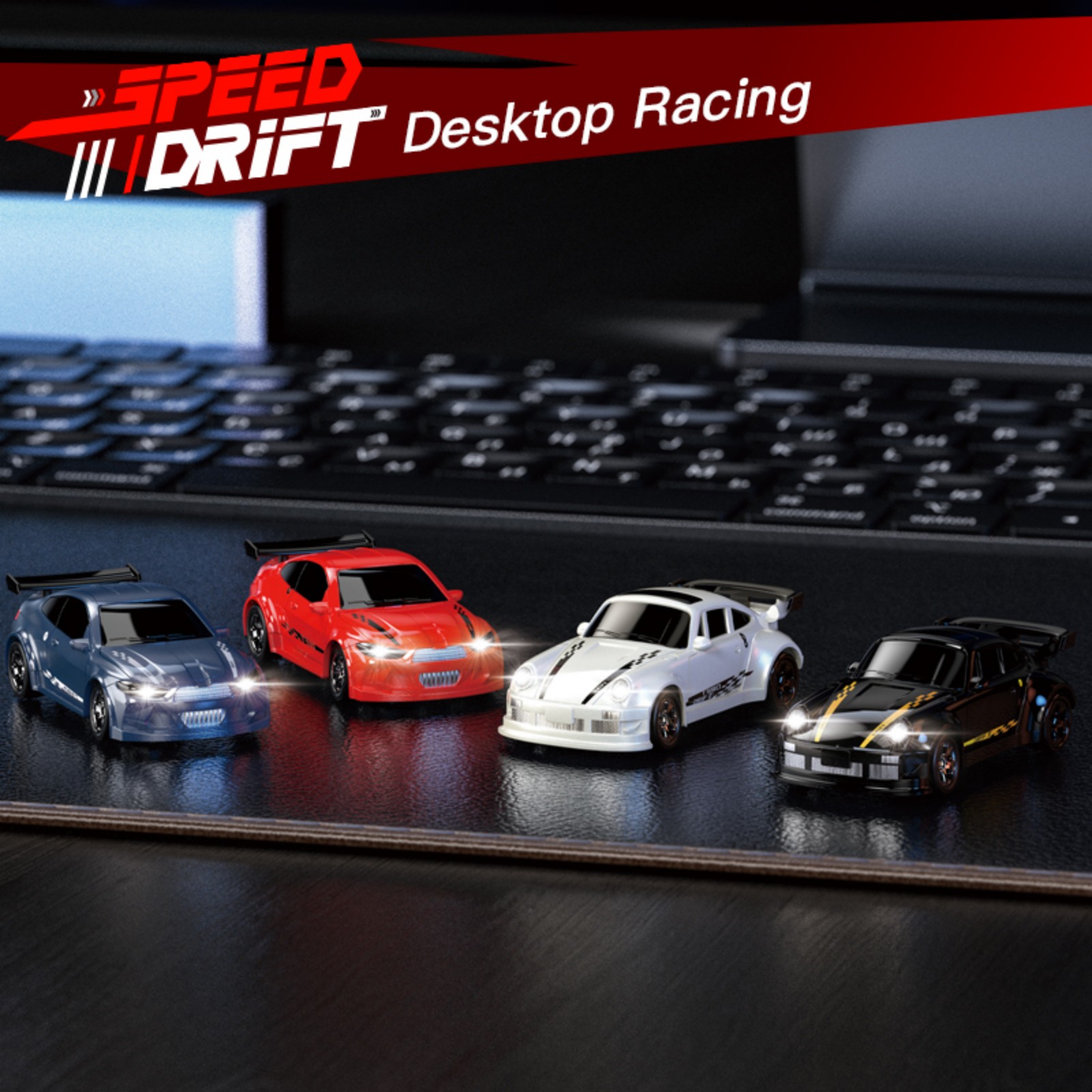 KF20 1:64 RCデスクトップカー 2.4G高速レーシ - Rc Hobby Drift Car のレビューと価格