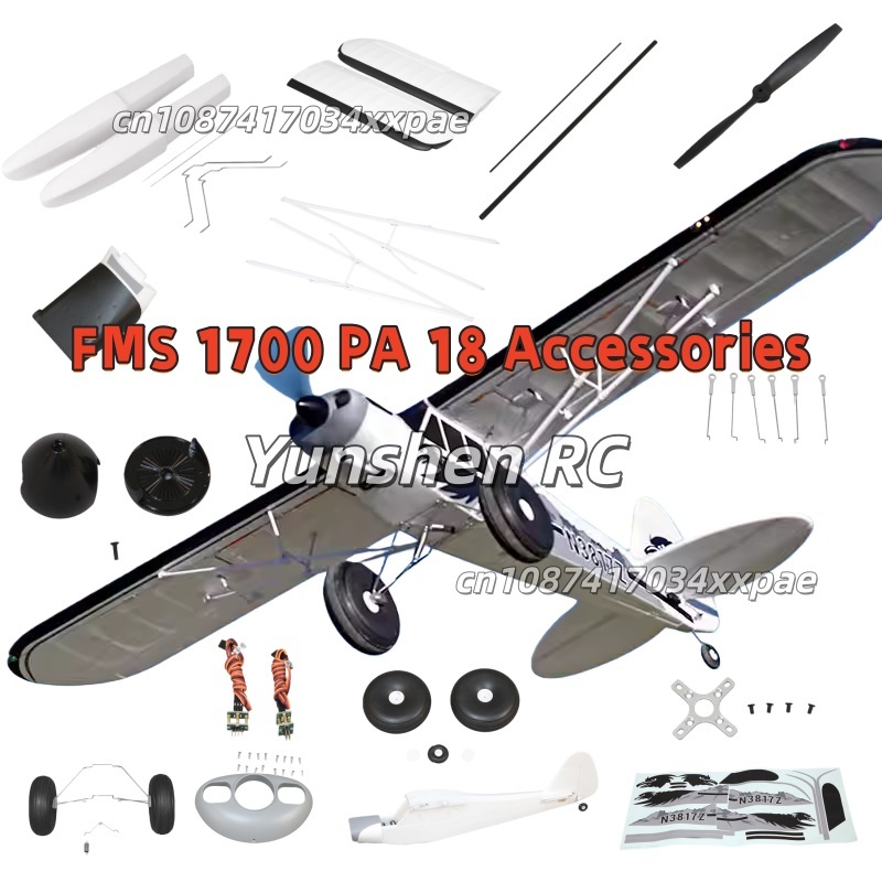 FMS RC 飛行機デカール 1700 ミリメートル PA- - Rc Hobby Airplanes のレビューと価格