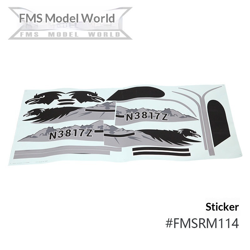 FMS RC 飛行機デカール 1700 ミリメートル PA- - Rc Hobby Airplanes のレビューと価格