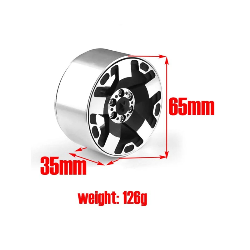 1/10 RCロッククローラー2.2インチアルミビードロック - Wheel Rim Rc のレビューと価格