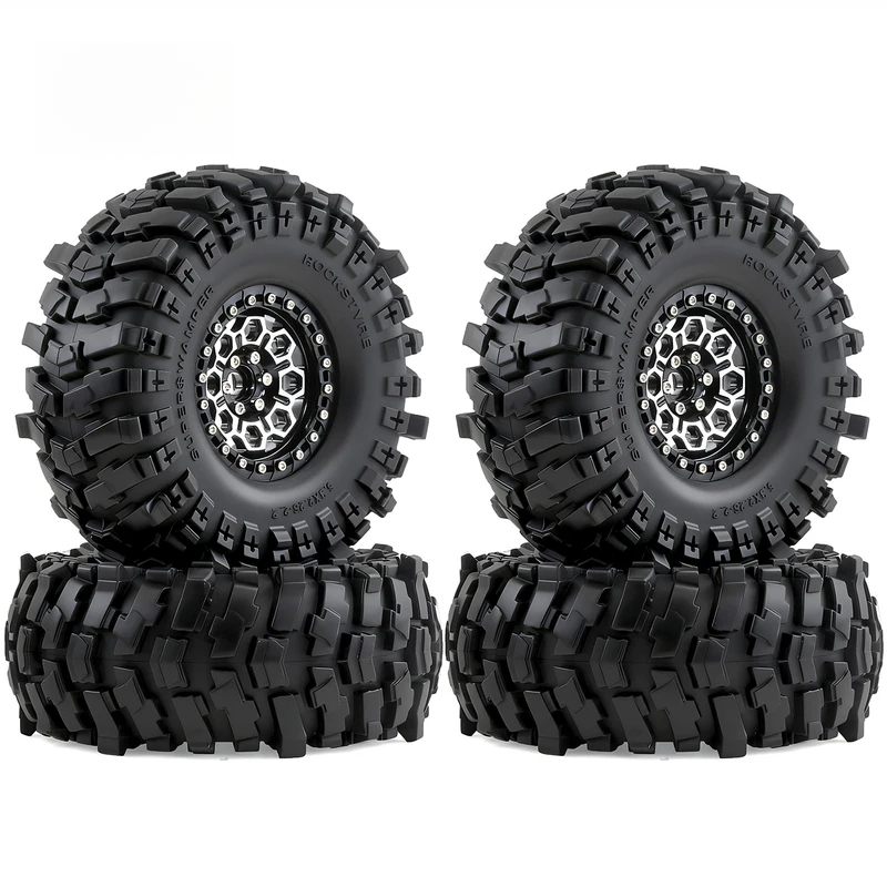4個入り 2.2インチ RCクローラータイヤ＆ホイール ビー - Wheel Rim Rc のレビューと価格