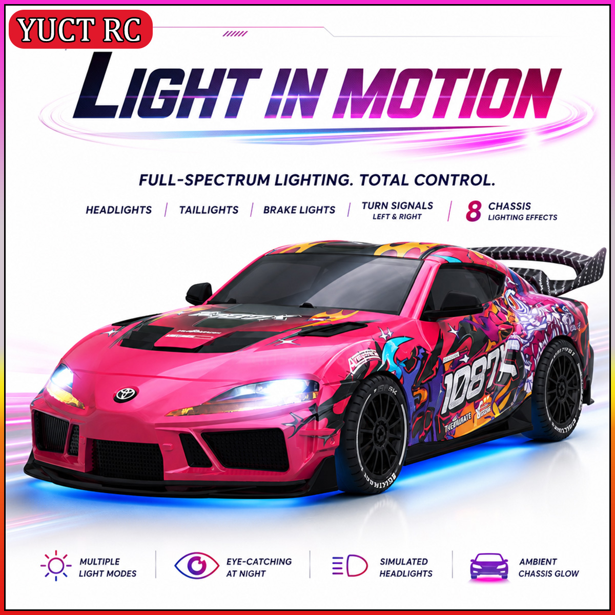JXC SP4301 1087X スープラ 1/43 ミニR - Rc Hobby Drift Car のレビューと価格