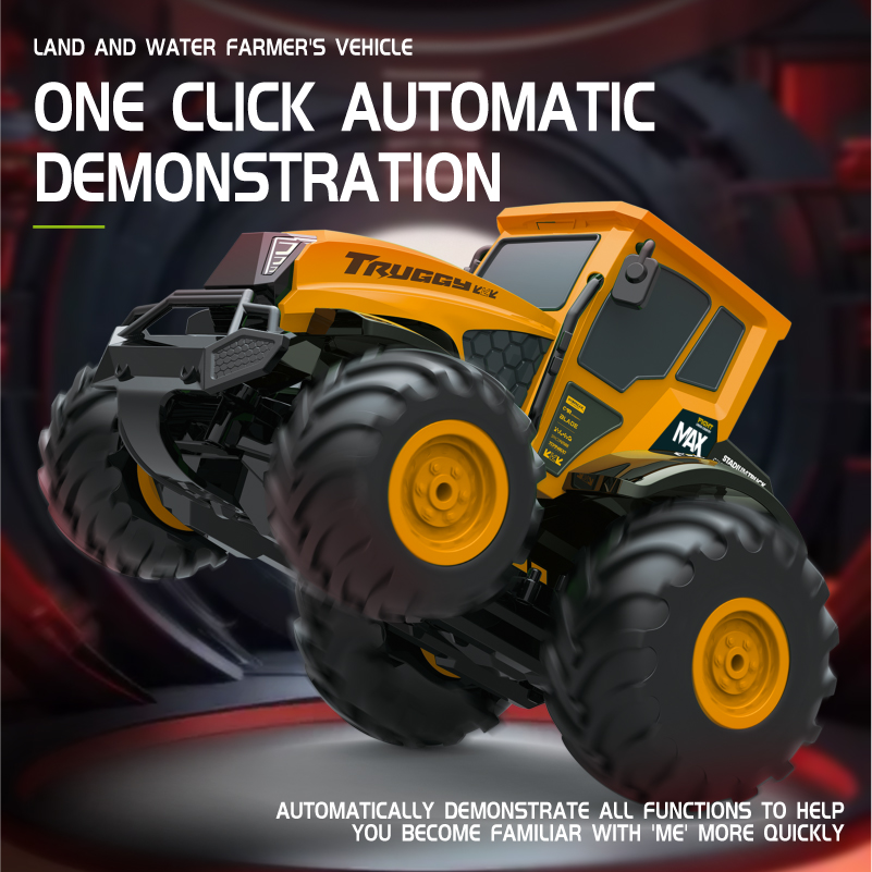 1:14スケール水陸両用RCカー フルプロポーショナル4WD - Rc Hobby Grade Truck のレビューと価格