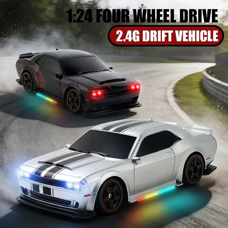 1/24 4WD RCドリフトカー 2.4GHz高速リモコン - Rc Hobby Drift Car のレビューと価格