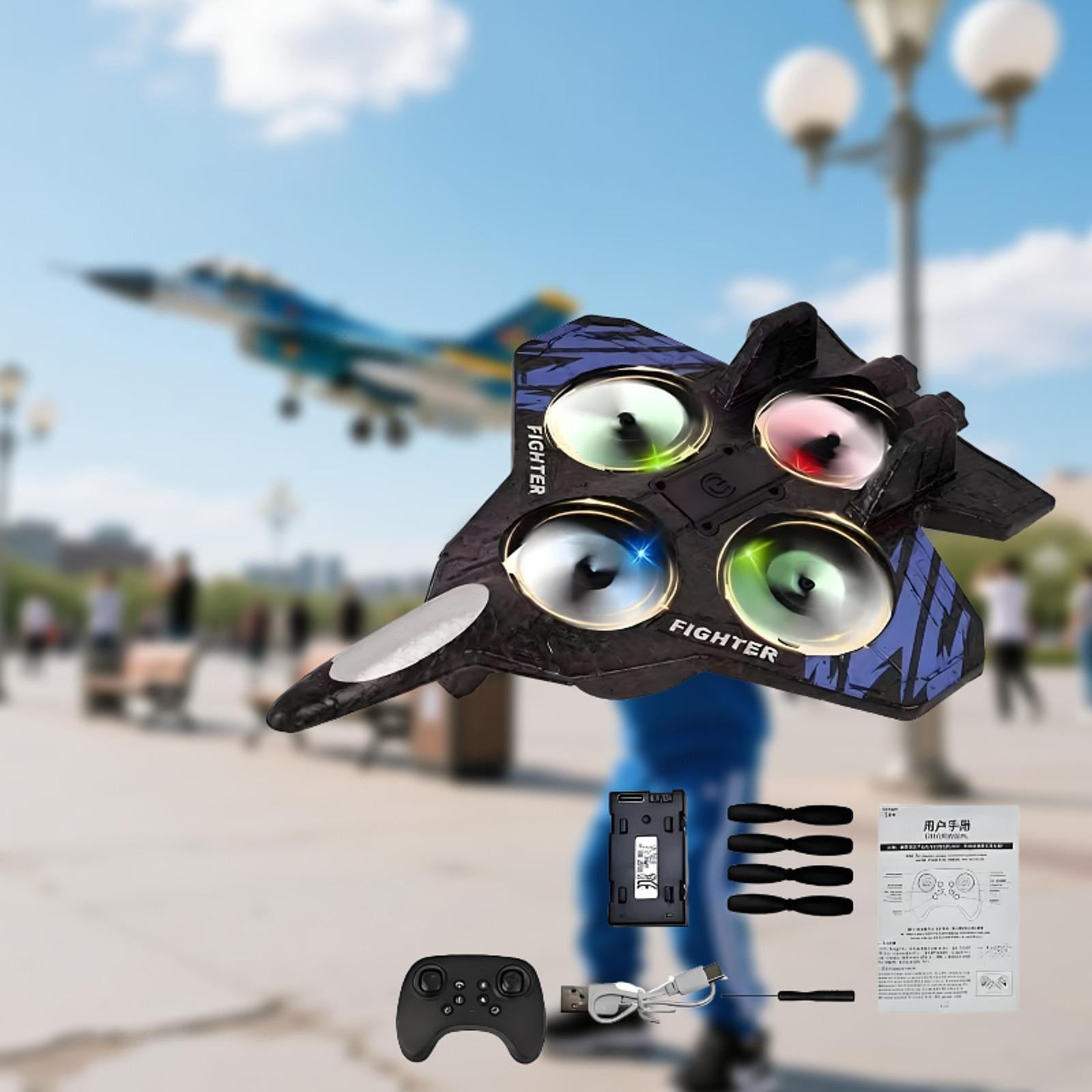 ライト付きリモコン飛行機、すぐに飛ばせる、簡単操作、RC飛行 - Rc Hobby Airplanes のレビューと価格